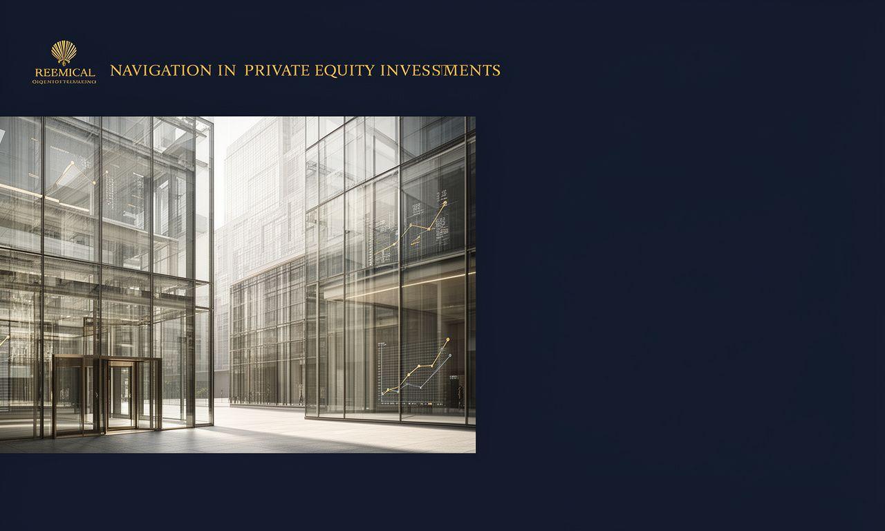 Analityczny widok nowoczesnego centrum finansowego symbolizujący nawigację w private equity