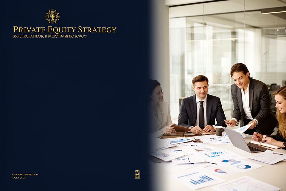 Analityczny widok zespołu private equity pracującego nad mapą decyzji inwestycyjnych